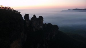 Dawn in the Blue Mountains, Australia