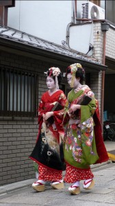 Geishas in Gion, Kyoto, Japan