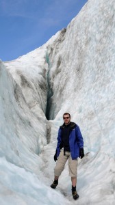 Visiting, Franz Joseph Glacier in New Zealand