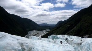 From the top, Franz Joseph Glacier in New Zealand