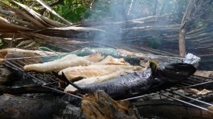 Barbecue Fish, Kinde Island, Nouvelle Calédonie