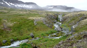 Waterfall in Hloduvik, Hornstrandir