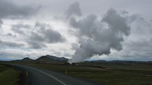 Smoke chimney close to Viti