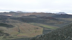 Landscape in Myvatn