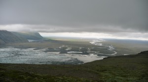 Iceberg choked lagoon in Skaftafell