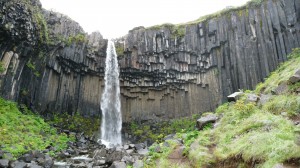 Svartifoss waterfall in Skaftafell