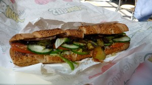 Sandwich from Subway