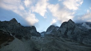 Light over the mountains