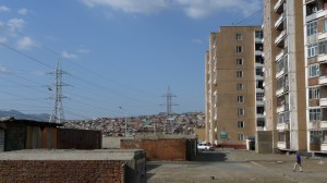 Shantytown in Ulaanbaatar, Mongolia