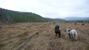 Horse riding to Naiman Nuur