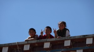 Tibetan kids in Ganzi