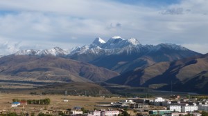 Ganzi and mountains