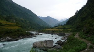 Marsyangdi River, near Nadi Bazar, Annapurna, Nepal