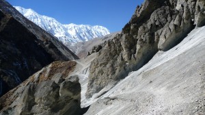 Mountains around Tilicho Base camp 4, Annapurna, Nepal