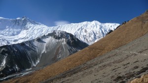 Rocky way to Tilicho Lake, Annapurna, Nepal