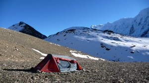 Camping in Tilicho Lake, Annapurna, Nepal