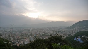 Sunset in Kathmandu