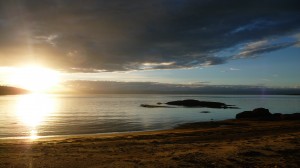 Sunset on the beach, 2, Freycinet National Park, Tasmania