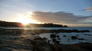 Sunset at Cooks Beach, Freycinet National Park, Tasmania