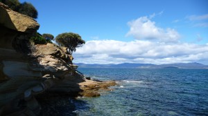 Painted cliff, Maria Island, Tasmania