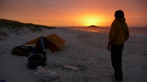 CaYuS and sea, sunset at KariKari Bay, New Zealand