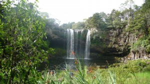 Rainbow waterfall, Kerikeri, New Zealand