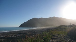 Windy sea, Kaikoura, New Zealand