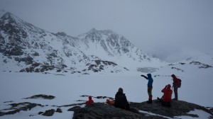 Cloudy mountains, Greenland