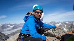 Shae climbing, Greenland